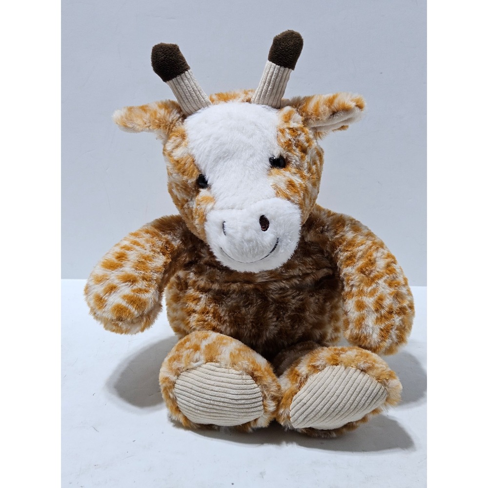Aroma Home Plush Giraffe Tan Brown Spotted Microwavable Heating Pad